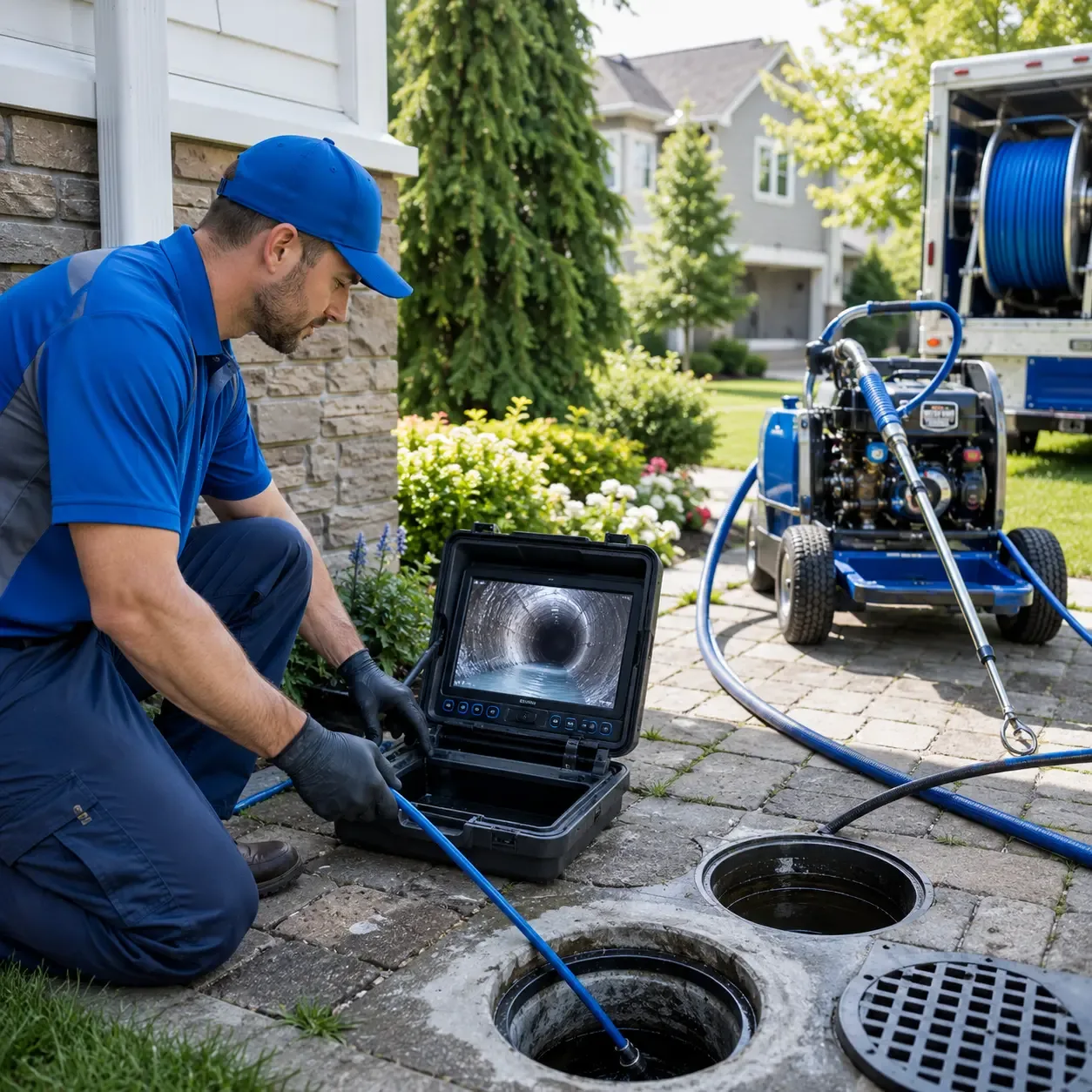 Outdoor drain cleaning professionals serving Nashotah, WI