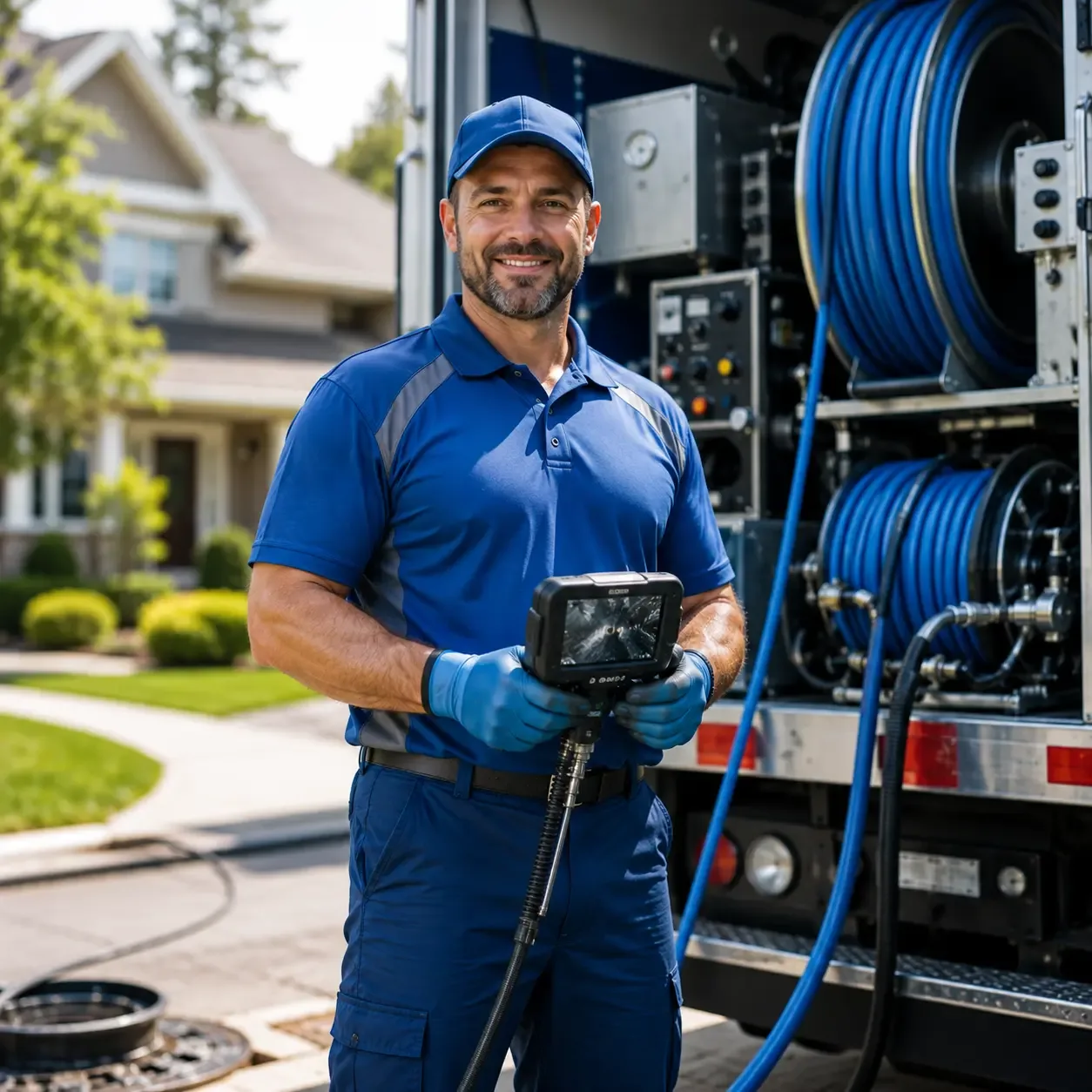 Local outdoor drain cleaning specialists in Nashotah, WI